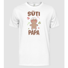 Pólómánia Süti Papa Családi póló Papának - Férfi Alap póló