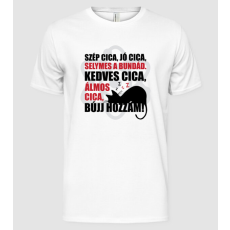 Pólómánia szép cica, jó cica színes - Férfi Alap póló