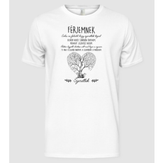 Pólómánia Szerelemfa férjemnek - Férfi Alap póló