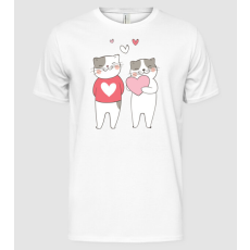 Pólómánia SZERELMES CICÁK 8 - Férfi Alap póló