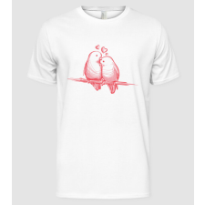 Pólómánia Szerelmes madárkák - Férfi Alap póló férfi póló