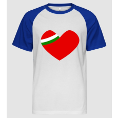 Pólómánia Szív - Férfi Baseball Póló