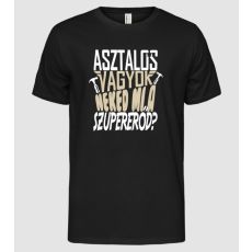 Pólómánia Szuperhős asztalos - Férfi Alap póló