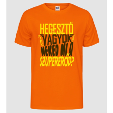 Pólómánia Szuperhős hegesztő - Férfi Neon Póló