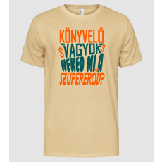 Pólómánia Szuperhős_könyvelő - Férfi Alap póló