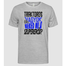 Pólómánia Szuperhős traktoros - Férfi Alap póló férfi póló
