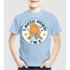 Pólómánia T-rex Terrific news i'm 5 - Uniszex Gyerek Póló