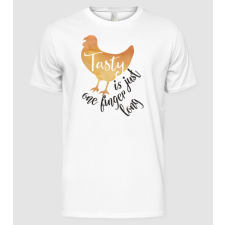 Pólómánia Tasty is just one finger long - Férfi Alap póló férfi póló
