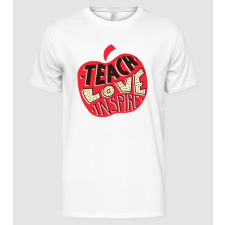 Pólómánia Teach Love Inspire Tanároknak - Férfi Alap póló férfi póló