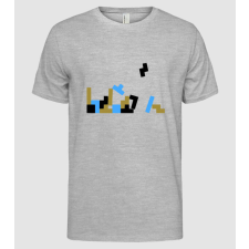 Pólómánia Tetris retro videojáték - Férfi Alap póló férfi póló