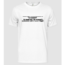 Pólómánia Text - Én vezettem(black) - Férfi Alap póló férfi póló