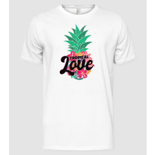 Pólómánia Tropical Love Ananász - Férfi Alap póló férfi póló