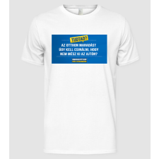 Pólómánia Tudtad? Maradjotthon Karanténos póló - Férfi Alap póló férfi póló