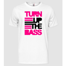 Pólómánia Turn Up The Bass - Férfi Alap Póló férfi póló