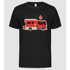 Pólómánia Tűzoltó autó - Férfi Alap póló férfi póló