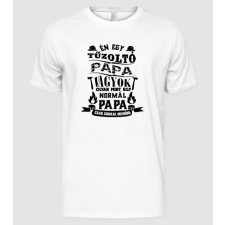 Pólómánia Tűzoltó papa - Férfi Alap póló férfi póló