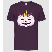 Pólómánia Unikornis Tök Fej Halloween - Férfi Alap póló férfi póló