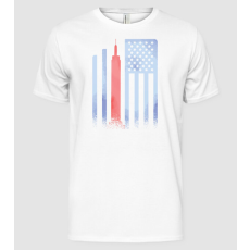 Pólómánia Usa Empire State Building - Férfi Alap póló