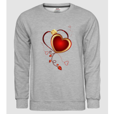 Pólómánia Valentin - Férfi Kerek nyakú Pulcsi