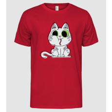 Pólómánia Vicces Cica - Férfi Alap póló