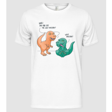 Pólómánia Vicces Dinoszauruszos póló - Férfi Alap póló