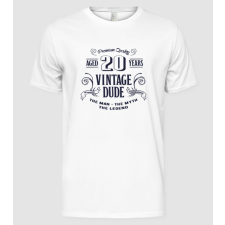 Pólómánia Vintage Dude - 20 - Férfi Alap póló férfi póló