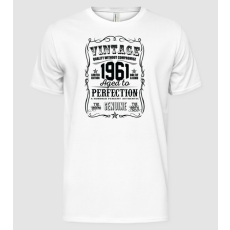 Pólómánia Vintage perfection blck 1961 - Férfi Alap póló