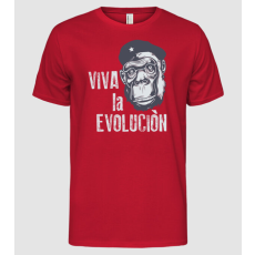 Pólómánia Viva La Evolucion - Férfi Alap póló