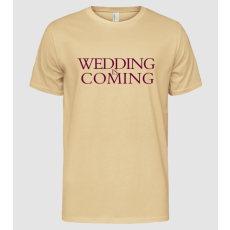 Pólómánia weddingiscoming - Férfi Alap póló