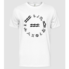 Pólómánia zodiac-aquarius  - Férfi Alap póló férfi póló