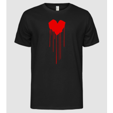 Pólómánia Zombie Heart - Férfi Alap póló