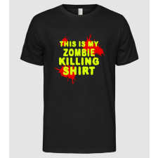 Pólómánia zombie killing shirt_4240 - Férfi Alap póló férfi póló