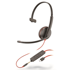 Poly Blackwire 3215 USB-C mono (209750-201) fülhallgató, fejhallgató