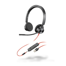 Poly Blackwire 3325M USB-A (214016-01) fülhallgató, fejhallgató