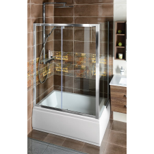Polysan DEEP szögletes zuhanykabin 1200x750mm, balos/jobbos,transparent kád, zuhanykabin