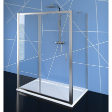Polysan EASY LINE zuhanyajtó 2 oldalfallal, 2 merevítővel, 1400x1000mm, transzparent üveg kád, zuhanykabin