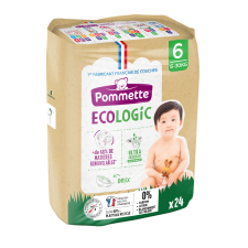 Pommette Ecologic öko pelenka 6 XL (15-30kg) 24db pelenka