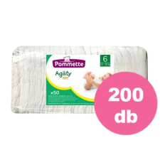 Pommette pelenka 6, Agility Dry, 15-30 kg, 4x50 db pelenka
