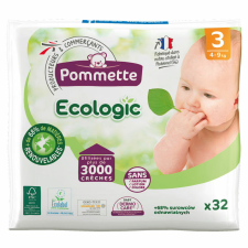 Pommette pelenka Ecologic (3-as) 4 - 9 kg (32 db/cs) pelenka
