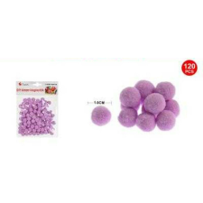  POMPOM LILA 1CM 120DB-OS kreatív és készségfejlesztő