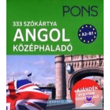  PONS 333 szókártya angol középhaladó A2-B1 idegen nyelvű könyv
