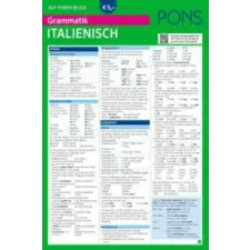  PONS Grammatik auf einen Blick Italienisch idegen nyelvű könyv