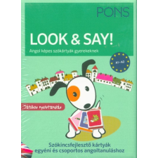  PONS Look &amp; Say - Angol képes szókártyák gyerekeknek nyelvkönyv, szótár