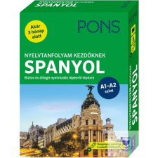  PONS Nyelvtanfolyam kezdőknek SPANYOL idegen nyelvű könyv