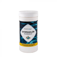 Pontaqua Gyorsaklór 1kg - gyors hatású medence vízkezelő szer - klór granulátum medence kiegészítő