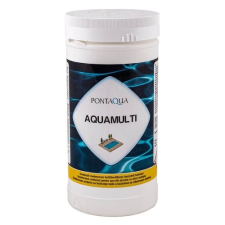 Pontaqua Kombinált vízfertőtlenítő szer AQUAMULTI 200 g-os tabletta 1 kg AMU 010 medence kiegészítő