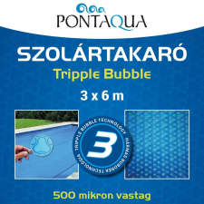 Pontaqua szolártakaró 3 x 6 m, 500 micron, Tripple Bubble medence kiegészítő