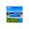 Pontaqua TIERRA BLUE POOL süllyesztett ovális medence 8,0 x 4,0 x 1,5 m , kék fóliával