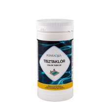 Pontaqua Tisztaklór 1kg - lassan oldódó medence vízkezelő szer - 20 gramm medence kiegészítő