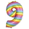  Pop It 9-es szám fólia lufi 69 cm (WP)